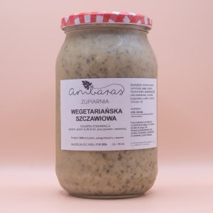 Wegetariańska zupa szczawiowa w słoiku 900 ml, tradycyjna zupa szczawiowa bez mięsa