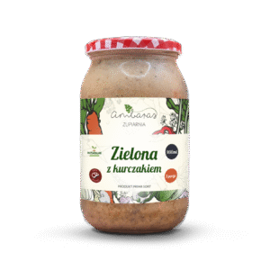Zielona z kurczakiem