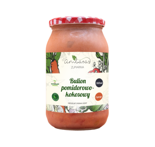 Bulion pomidorowo-kokosowy