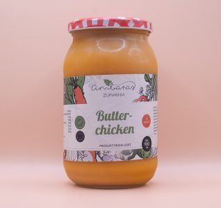 Zupa butter chicken w słoiku 900 ml, kremowa zupa inspirowana kuchnią indyjską z kurczakiem i aromatycznymi przyprawami