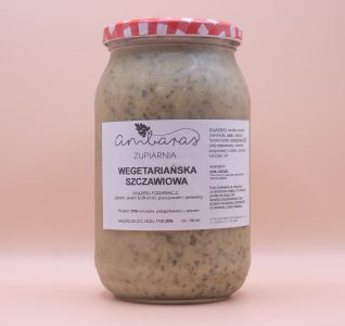 Wegetariańska zupa szczawiowa w słoiku 900 ml, tradycyjna zupa szczawiowa bez mięsa